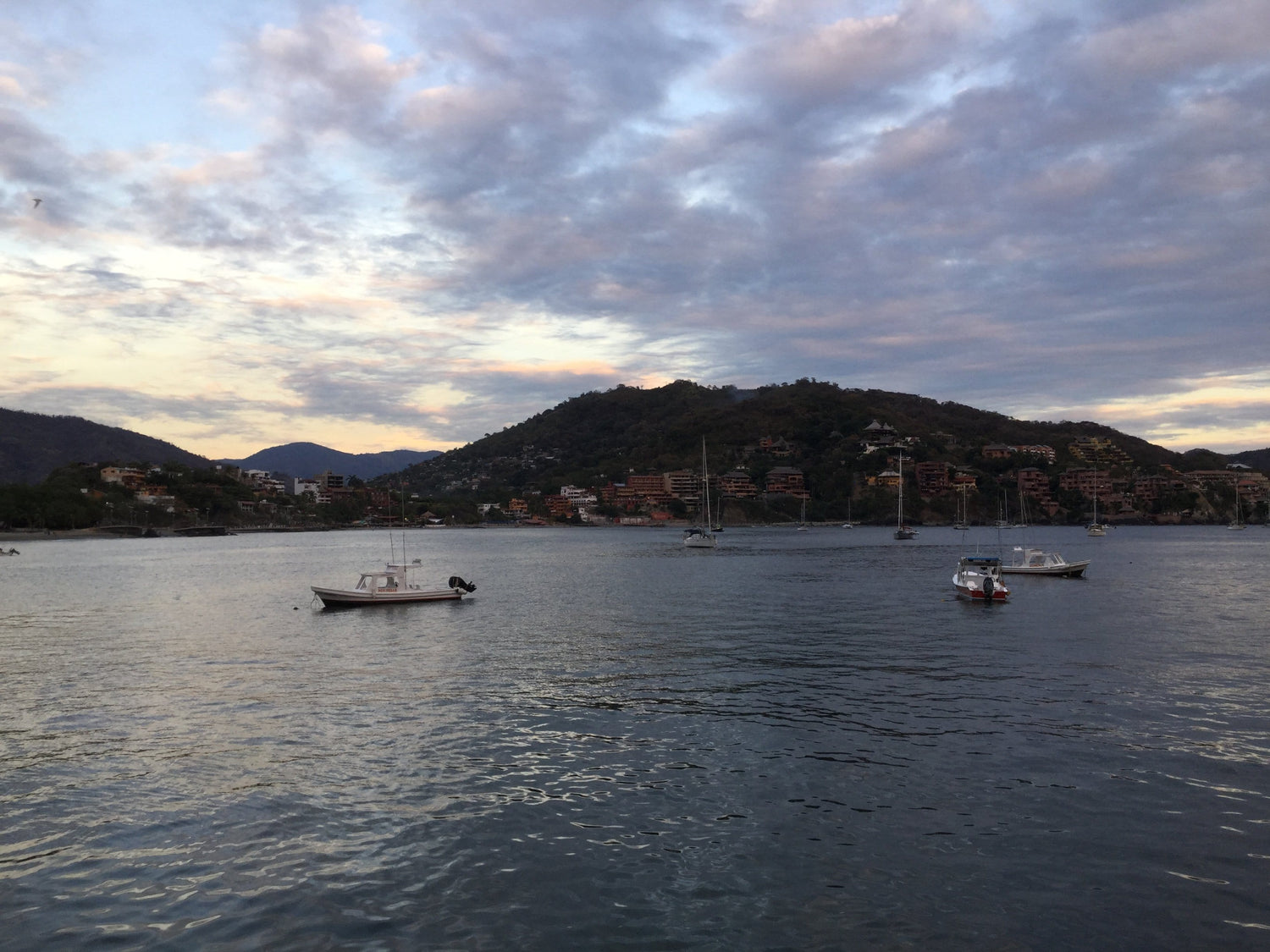 Mountain and sea in Zihuatanejo, Mexico