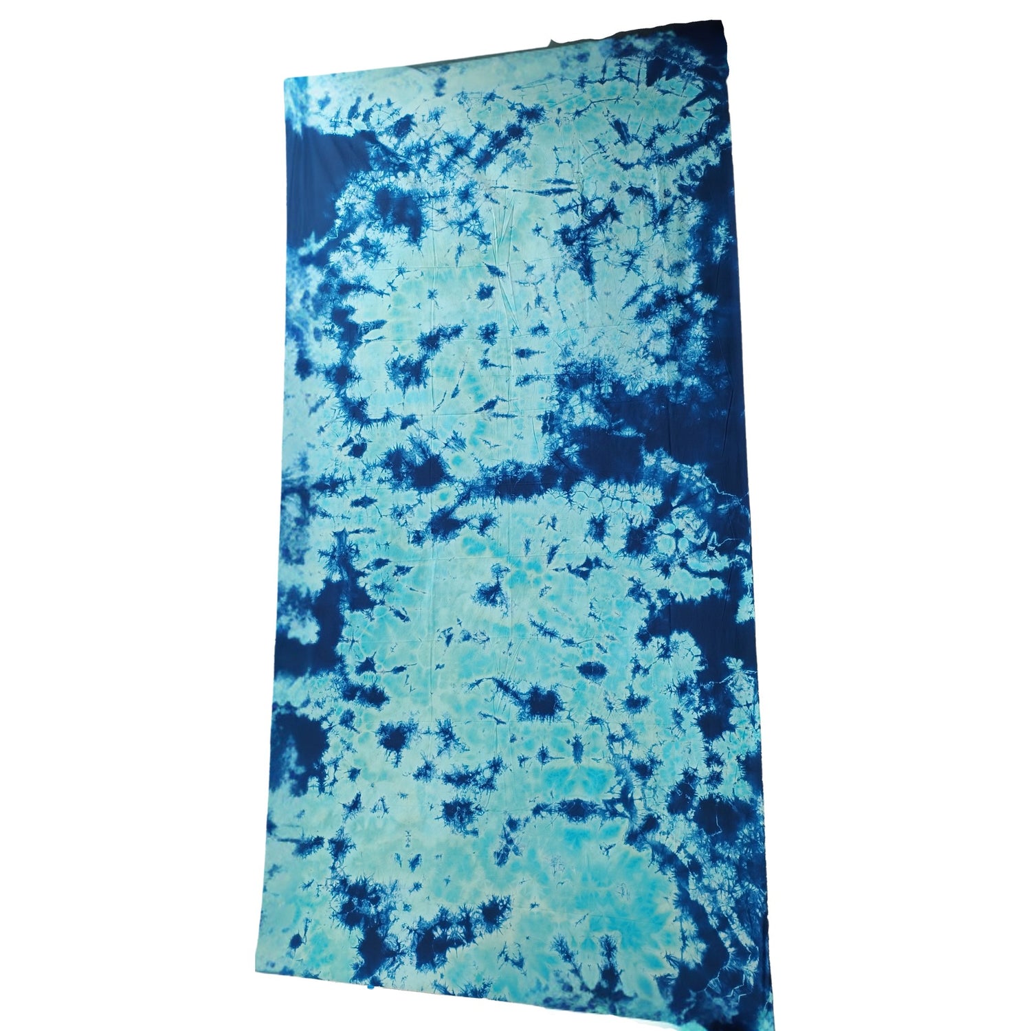 Replacement Suniela Beach cotton shade canopy in limited edition Tie Dye print 'Blue Sapphire'