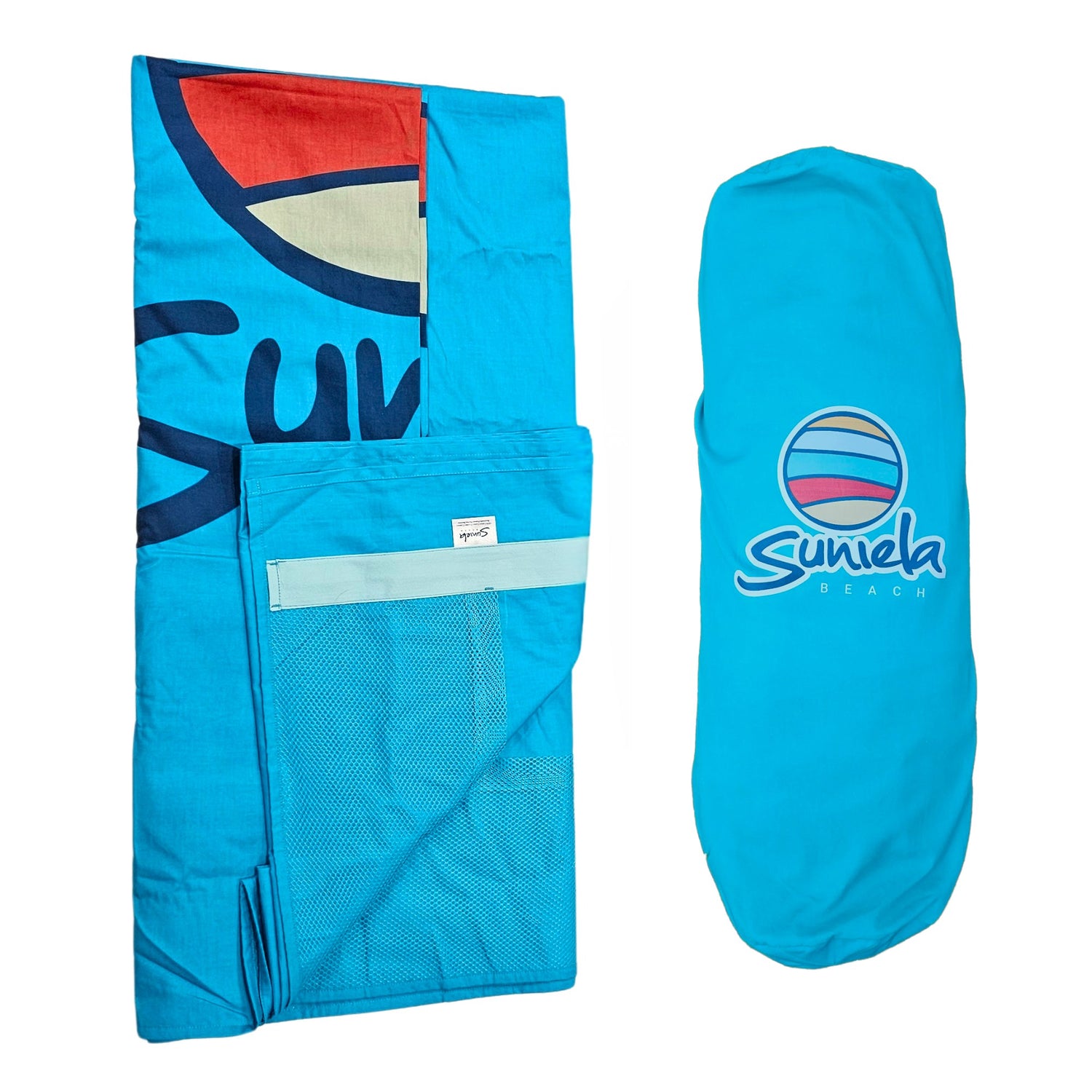 Cotton shade canopy and carry bag for Suniela Beach cabana - Turquoise Suniela