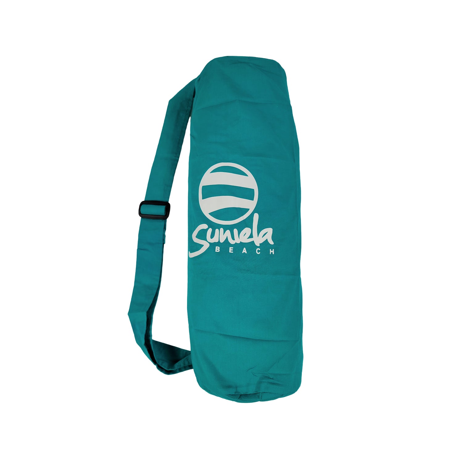 Vibrant blue cotton carrying bag_printTeal